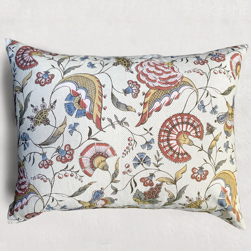 Large Jaipur Pillow (No. 57A) with Linen Backing