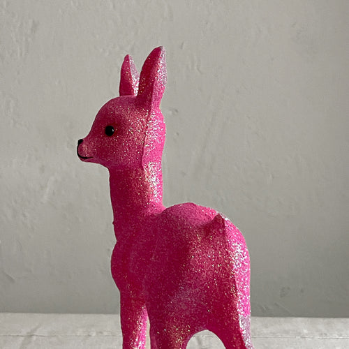 Ino Schaller Glitter Deer in Pink