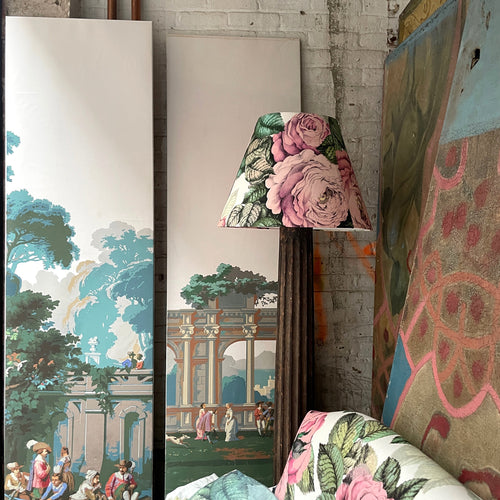 Pair of 19th Century Wallpaper Panels