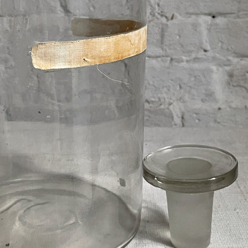 19th Century Glass Apothecary Jar