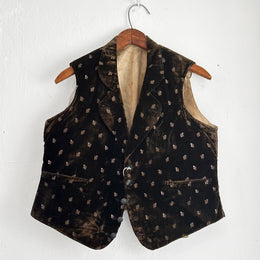 Velvet antique vest hanging