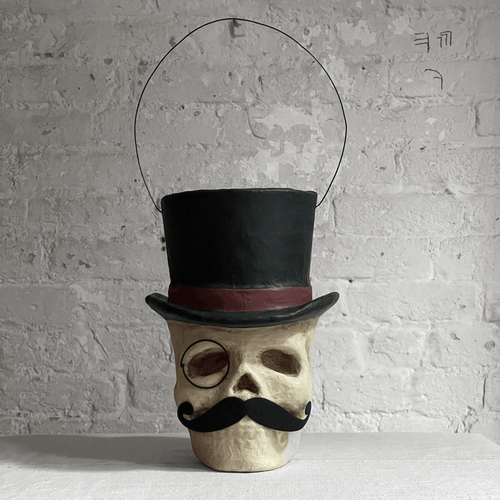 Top Hat Skull Candy Bucket