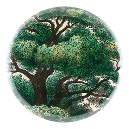 Branches handmade decoupage item available as a pocket mirror, magnet, button pin or bottle opener