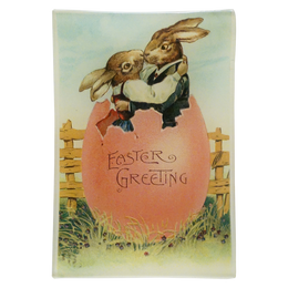 Easter Greeting (Embracing Rabbits) - FINAL SALE
