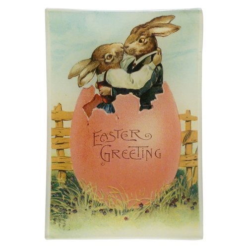 Easter Greeting (Embracing Rabbits) - FINAL SALE