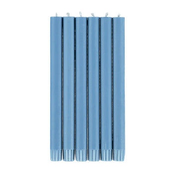 Set of 6 Candles in Medici Blue