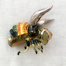 Orange & Black Bumblebee Ornament