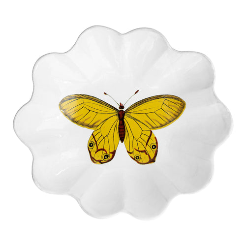 Yellow Butterfly Plate