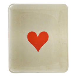 Crisp Red Heart - FINAL SALE