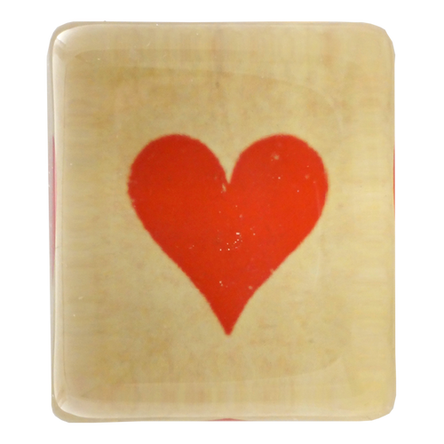 Deep Red Heart - FINAL SALE