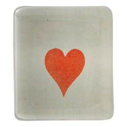 Painted Red Heart - FINAL SALE