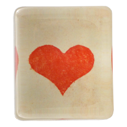 Spotted Red Heart - FINAL SALE