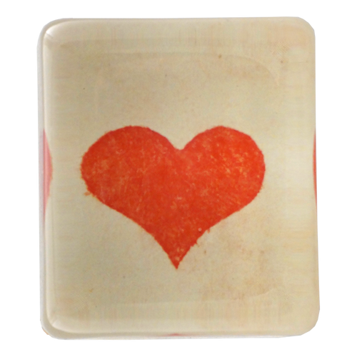 Spotted Red Heart - FINAL SALE