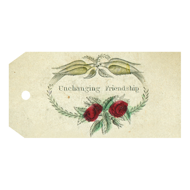 Unchanging Friendship Gift Tag