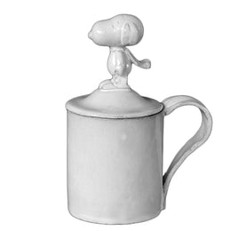 Snoopy Mug with Snoopy Cover