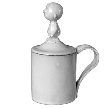 Snoopy Mug with Charlie Brown Cover