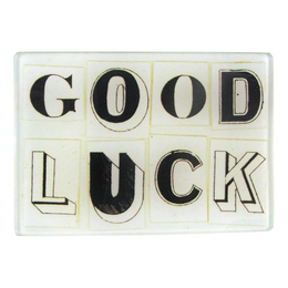 A Tiny Tray handmade decoupage sale item titled Good Luck