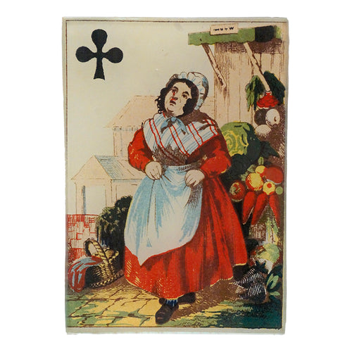 Cards - Clubs - Queen - FINAL SALE