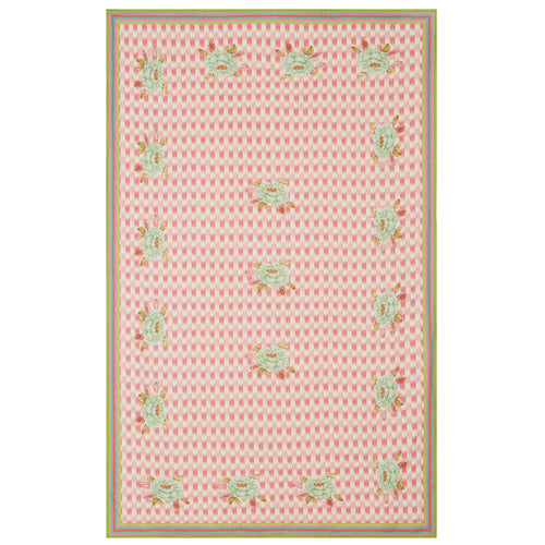 Lisa Corti Panel in Veranda Magenta Pink Linen 180 x 270cm
