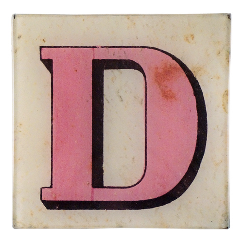 Block Letter D