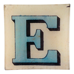Block Letter E