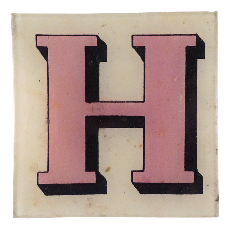 Block Letter H โ John Derian Company Inc