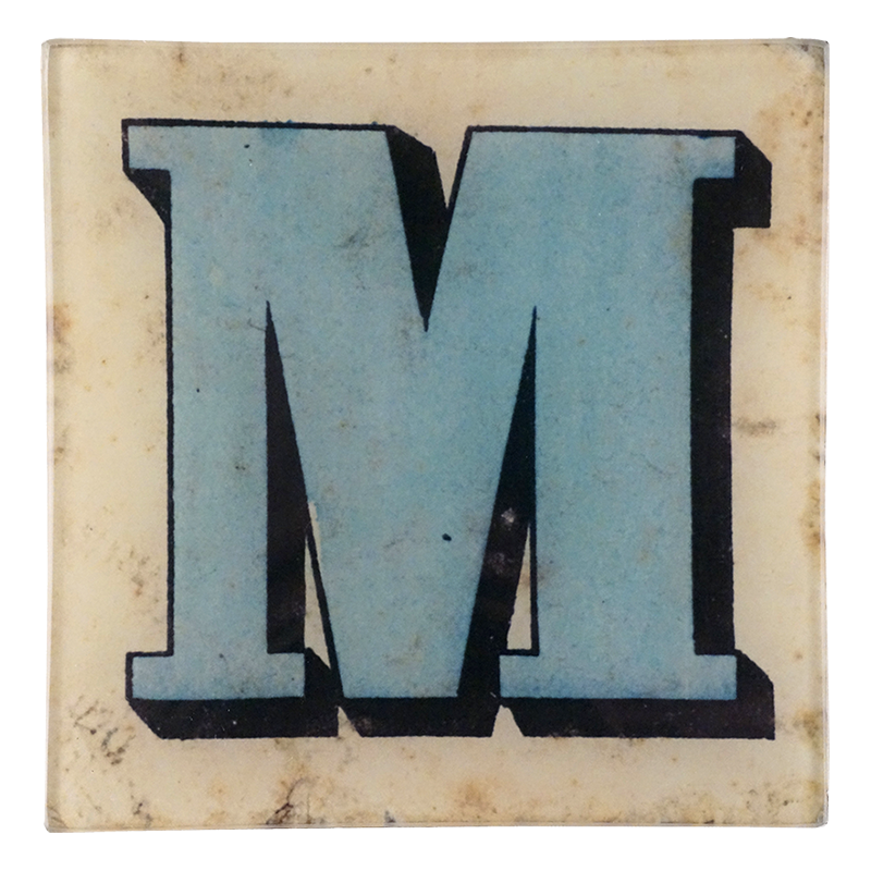 Block Letter M — John Derian Company Inc