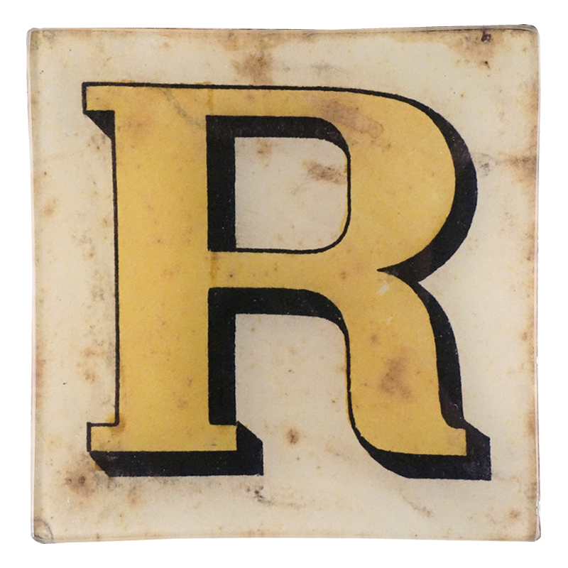 Block Letter R