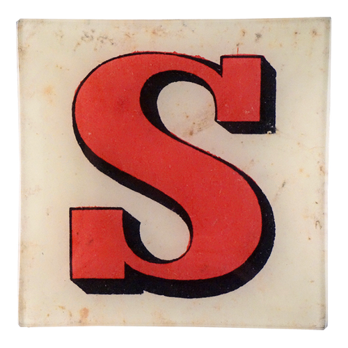 Block Letter S