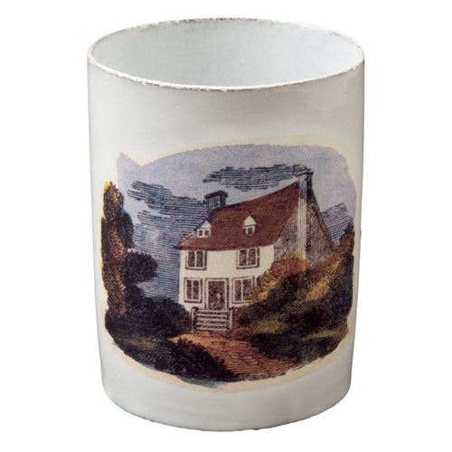 Vase with House