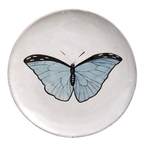 Blue Butterfly Plate